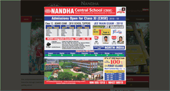 Desktop Screenshot of nandhacentralschool.org